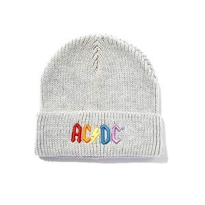 Cotton On Girls New AC/DC Rocker Style Cool Kidz Fun Warm Winter Beanie Hat OSFM
